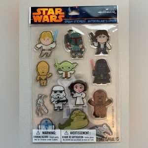 Hallmark Star Wars Stickers x 3